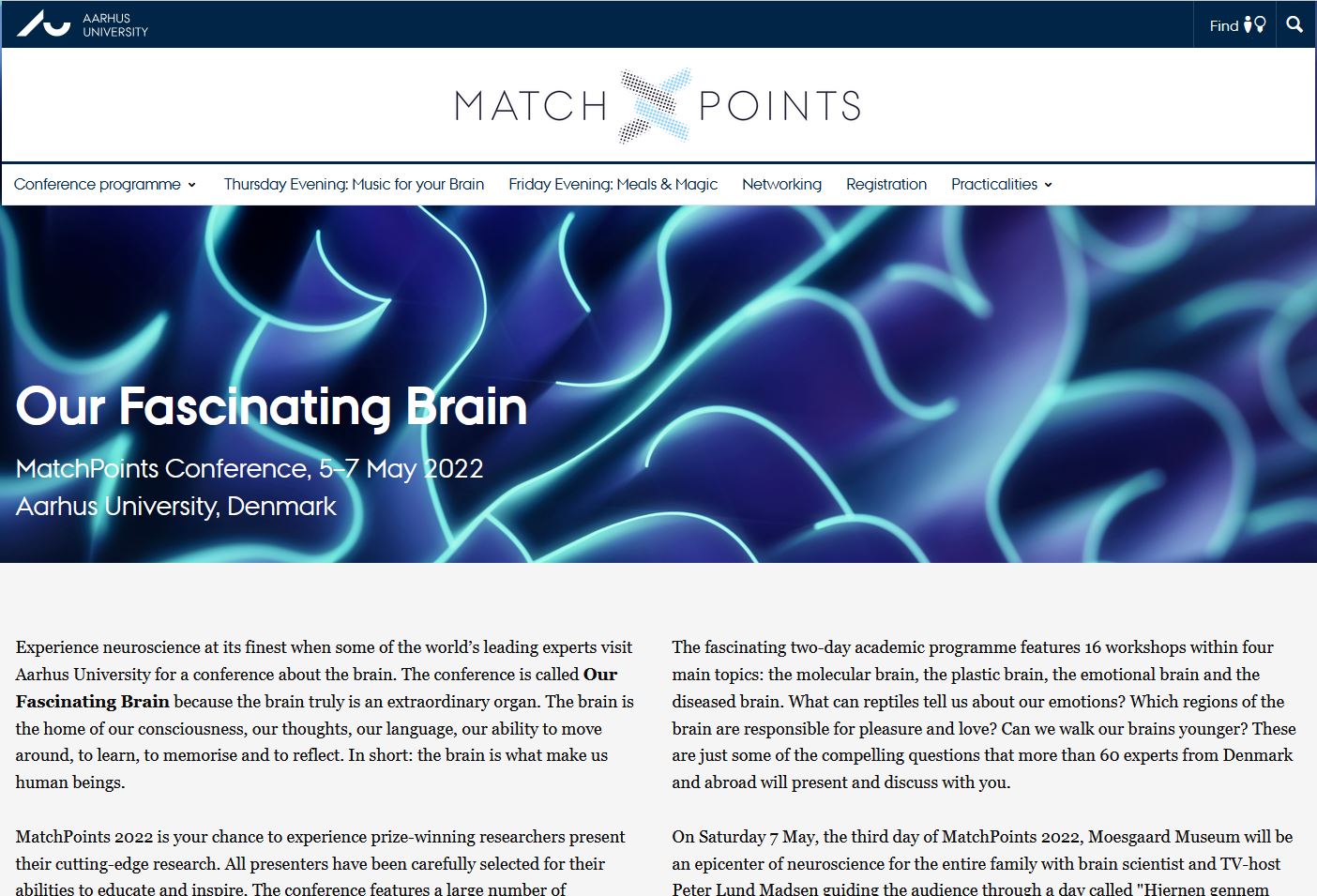 MatchPoints 2022 website