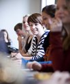 På Institut for Folkesundhed har de inddraget kolleger fra Institut for Erhvervskommunikation på BSS i undervisningen på kandidatuddannelsen i folkesundhedsvidenskab. Og det vækker begejstring hos både studielederen og de studerende. Foto: Jesper Rai