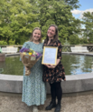 PhD student Laura Bruus Bjerre and postdoc Silke Chalmers. Photo: The Danish Young Academy