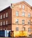 The Officers' Building is currently being emptied and any environmentally harmful materials are being safely disposed of prior to the building being demolished.