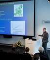 Jakob Christensen taler her ved Fellowship Award Celebration 2016. Den 3. juni forsvarer han sin doktor-afhandling, der er kulminationen af flere års studier af epilepsi. Foto: Jesper Ludvigsen